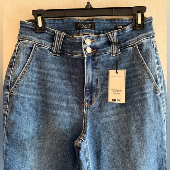 Judy Blue, 9/29, wide leg jeans - Picture 4 of 8